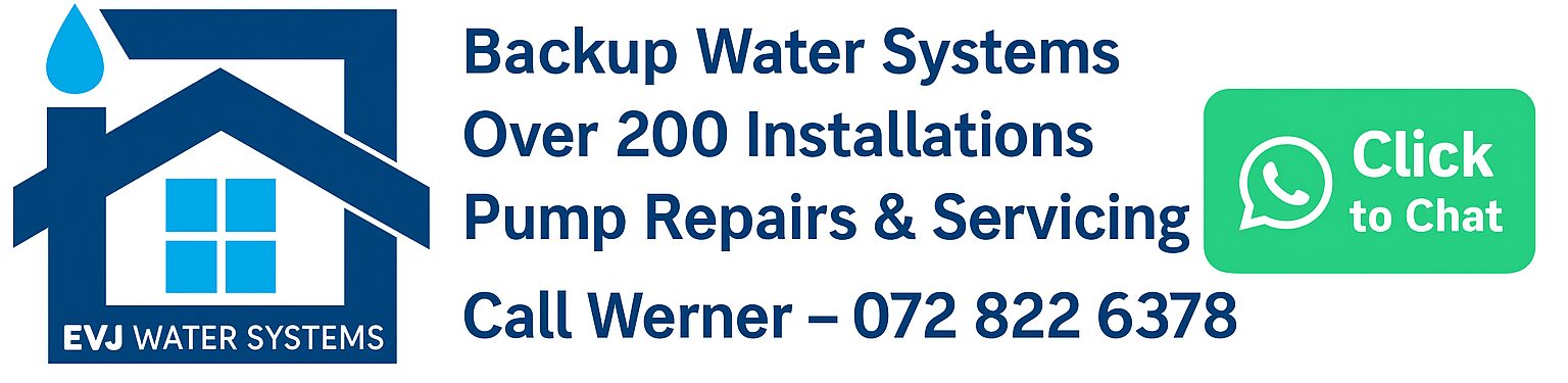 EVJ Water Systems Website Banner